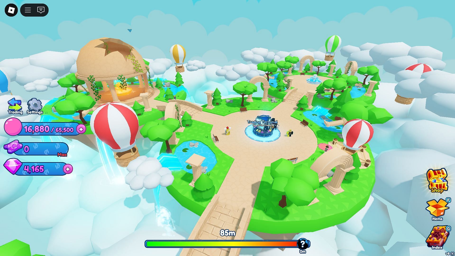 The Trading Plaza (Image via Roblox)